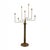 Not Yet Made - Made To Order Talitha Italian Floor Candelabra in Bronzed Brass with Seven Arms For Sale - Image 5 of 5