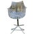 Metal 1970s Stunning Meridiana Swivel Chair, Designed by the Acclaimed Christophe Pillet for the Prestigious Italian Brand Driade For Sale - Image 7 of 12