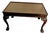 Vintage English Chippendale Style Mahogany Coffee Table Ball and Claw Feet For Sale