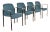 Herman Miller Modern Stacking Armchairs, Set of Four For Sale