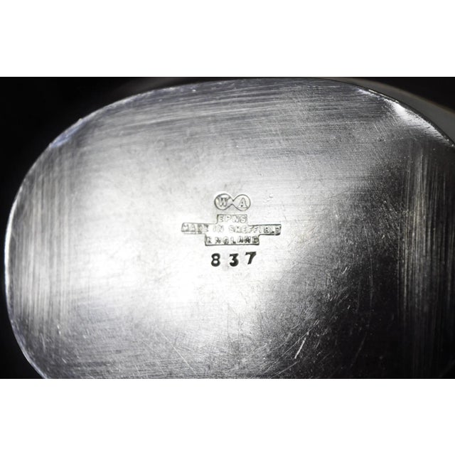 Antique William Adams Wa English Sheffield Victorian Silver Plated Tea Set - 5 Pc For Sale - Image 15 of 17