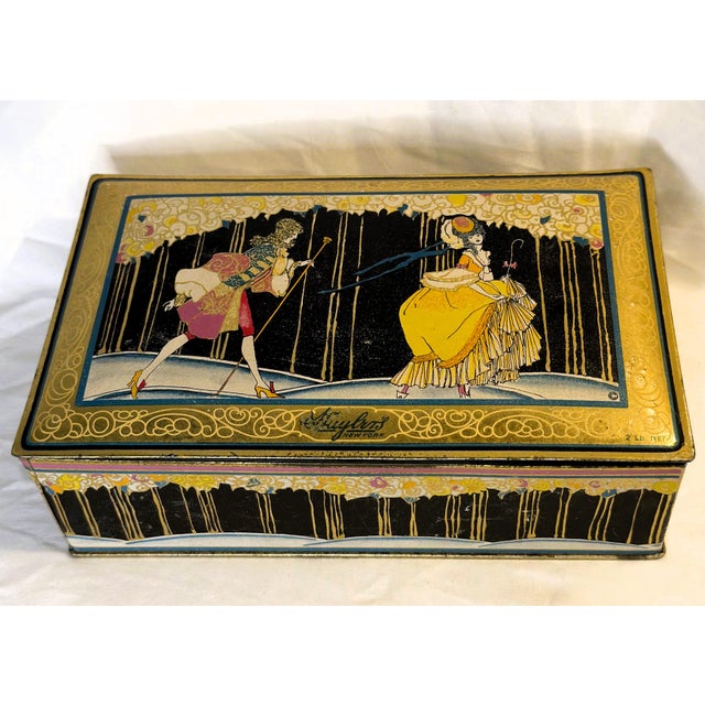 Antique "Huyler’s New York" Candy Tin Litho Box For Sale - Image 10 of 12