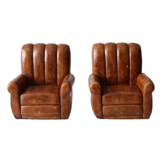 Mid-Century Club Chair Bookends For Sale