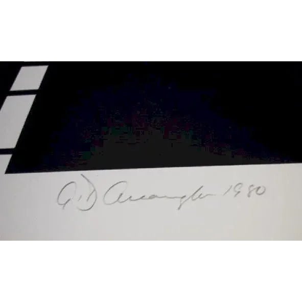 Artist: Allan D'Arcangelo, American (1930 - 1998) Title: Smoke Dreams Year: 1980 Medium: Serigraph, signed and numbered in...