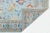 Modern 10x14 Modern Oushak Style Hand-Knotted Wool Area Rug in Sky Blue With Terracotta For Sale - Image 3 of 12