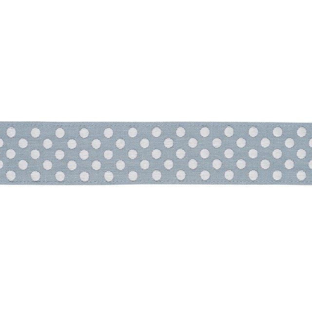 A charming polka-dot design embroidered on linen, Dotted Embroidered Tape adds a fun, textured touch to pillows, window...