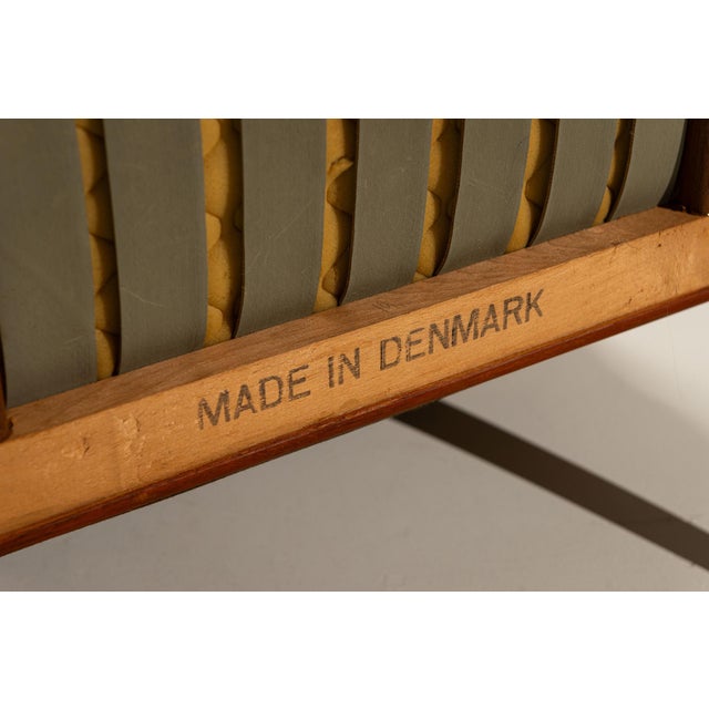 Vintage Danish Lounge Chairs in Olive Green, 1960s, Set of 2 For Sale - Image 13 of 16