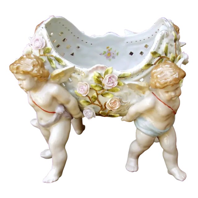 Baroque Centerpiece with Putti, Wien, 1750s For Sale