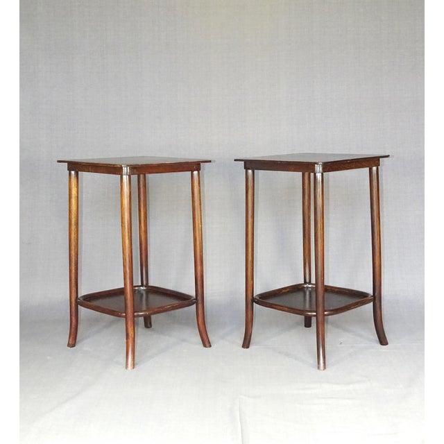 Side Tables by Michael Thonet for Thonet, 1925, Set of 2 For Sale - Image 3 of 10