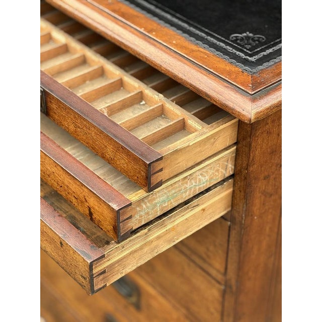 Mahogany Campaign Filing Cabinet, 1890s For Sale - Image 6 of 10