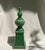 English Green Glazed Ceramic Garden Finial, C. 1950 For Sale - Image 4 of 18