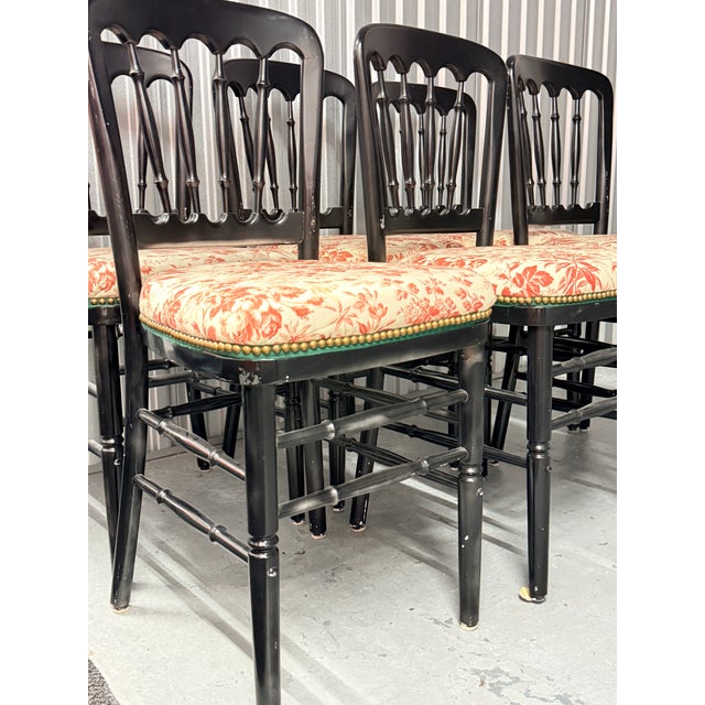 Late 20th Century Set of 6 Gucci Herbarium Dining Chairs For Sale - Image 5 of 11