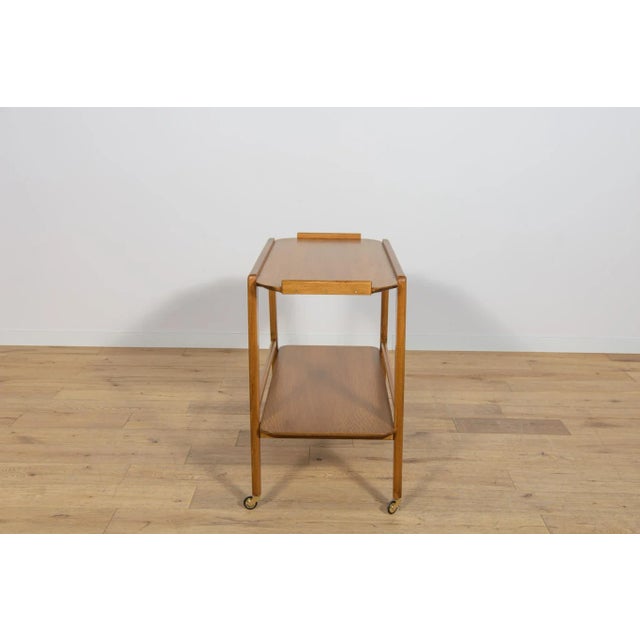 1960s Mid-Century Teak Serving Trolley, United Kingdom, 1960s For Sale - Image 5 of 13