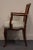 Wood Kindel Furniture French Provincial Cane Back Dining Arm Chair For Sale - Image 7 of 8