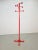 Postmodern Red Stained Beech Coat Rack with Balls, Italy, 1970s For Sale - Image 6 of 9