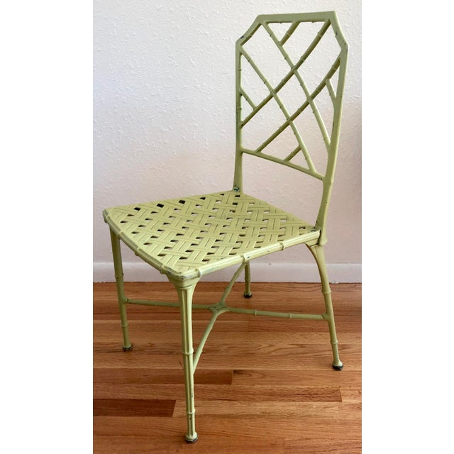 Brown Jordan Calcutta Faux Bamboo Cast Aluminum Patio Chairs Set