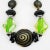 Angela Caputi Black and Green Resin Choker Necklace For Sale - Image 10 of 10