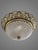 1960s Vintage French Brass and Cut Glass Pendant Light, 1960s For Sale - Image 5 of 5