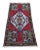 1950s Turkish Vintage Hand Knotted Geometric Doormat Rug For Sale