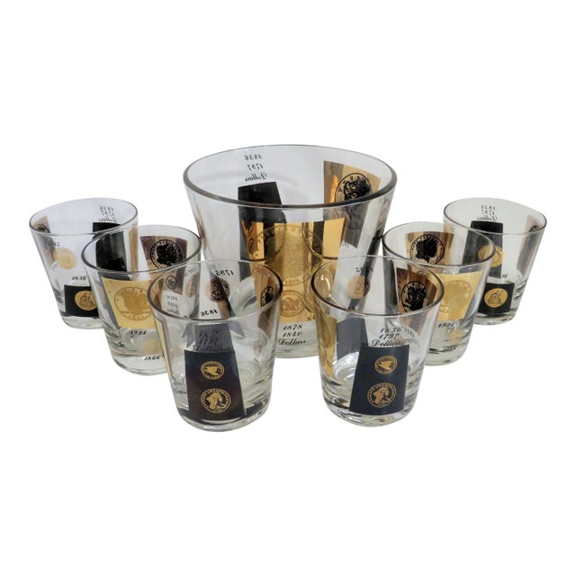 Cera Glass Barware Set - 7 Pieces For Sale