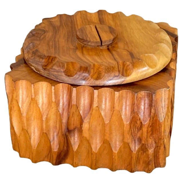 Wooden Box, France, 1980s For Sale