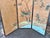 19th Century Chinese Hand Painted Silk 6-Panel Wallpaper Floor Screen Mounted as a Pair For Sale In Boston - Image 6 of 12