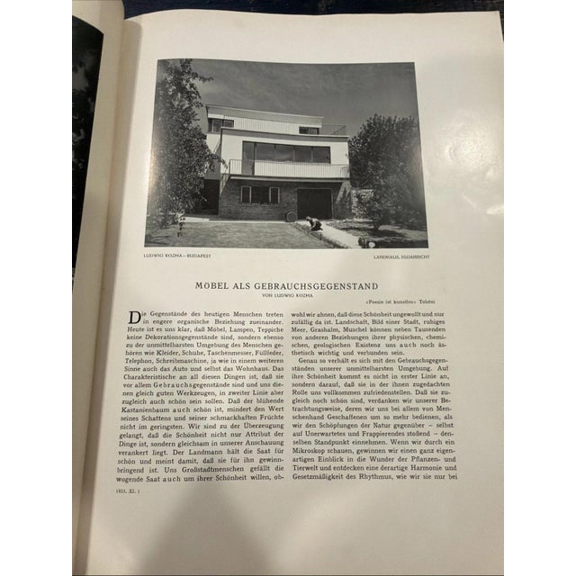 The November 1933 issue (published under the title Innen-Dekoration: Die Gesamte Wohnungskunst in Bild und Wort) is highly...