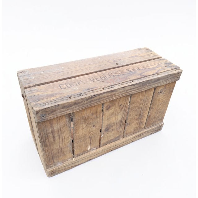 Brown Vintage Dutch Wooden Fruit Basket, 1970s For Sale - Image 8 of 11