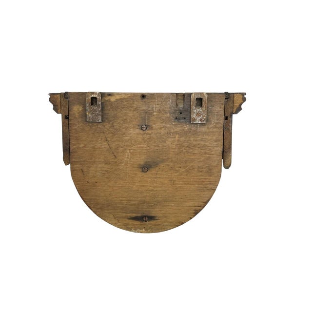 Gothic Dutch Carved Oak Wall Bracket, 1900s For Sale - Image 6 of 8