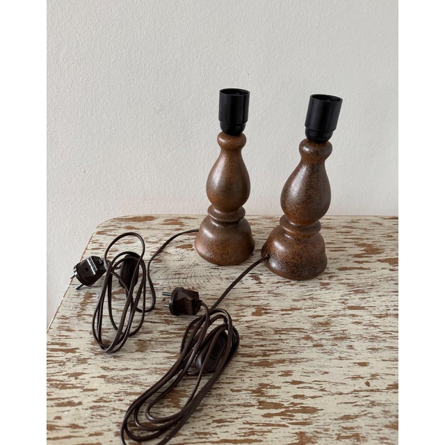 Black Table Lamps Bruno Karlsson, Ego Stengods Atelje, Stoneware, Sweden, Vintage 1970s, Set of 2 For Sale - Image 8 of 10