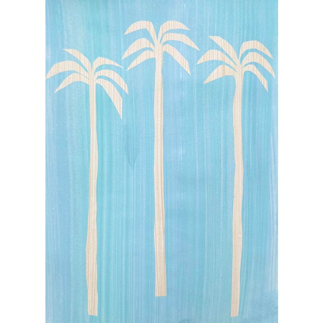 Estil Palm Collage on Paper I For Sale