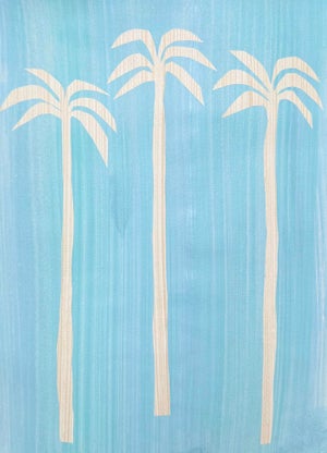 Estil Palm Collage on Paper I