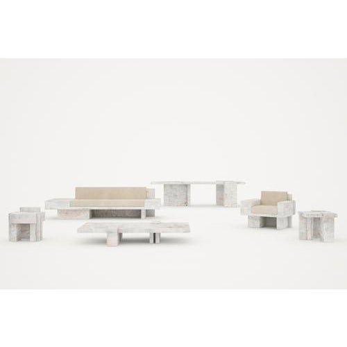 Auguste Piece 02 White Onyx Limited Edition Side Table by Tristan Montabord-Marc For Sale - Image 6 of 8