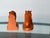 Mid-Century Modern 1970s Pair of Orange Lacquered Horse Head Bookends For Sale - Image 3 of 7