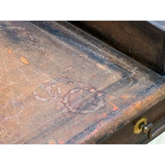 Wood Antique Desk by Charles Lowe & Sons, 1890s For Sale - Image 7 of 18