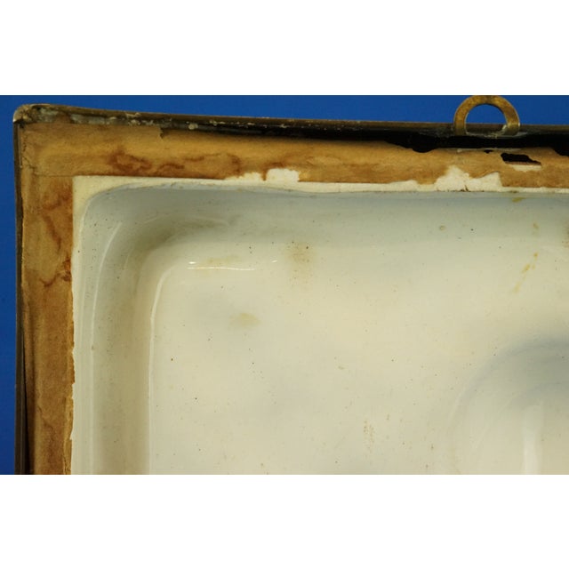 Bas-Relief Plaque Sculpture of Saint Christopher with Baby Jesus from Le Tre Aaa, Turin, Italy, 1920s For Sale - Image 10 of 18