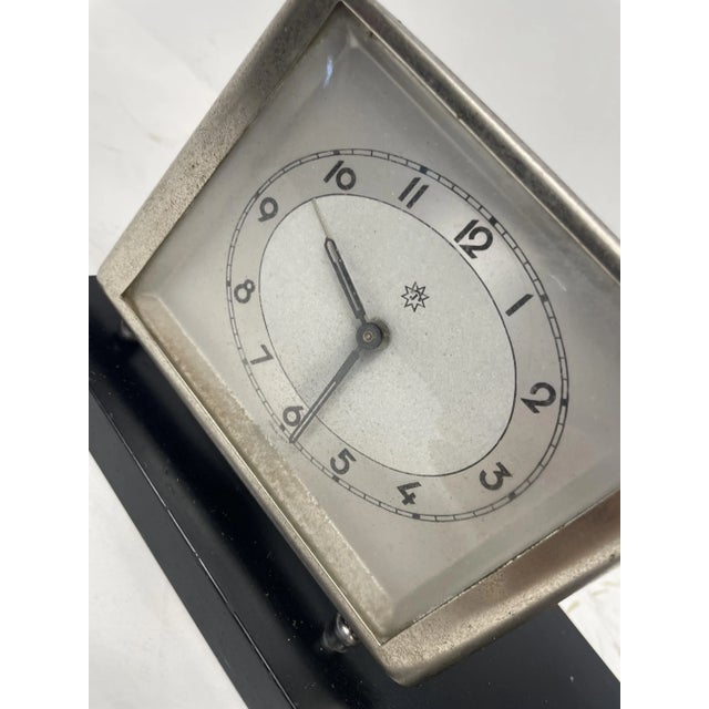 Liberty Clock with Metal Sculpture, 1920s For Sale - Image 3 of 13