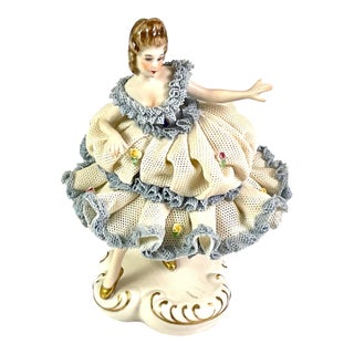 Late 19th Century Irish Dresden Porcelain “Georgina” Figurine For Sale