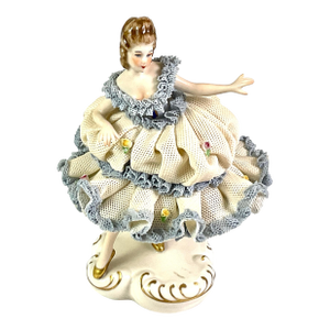 Late 19th Century Irish Dresden Porcelain “Georgina” Figurine