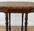 Wood Vintage Traditional Victorian Mahogany Inlaid Scalloped Side Table For Sale - Image 7 of 15