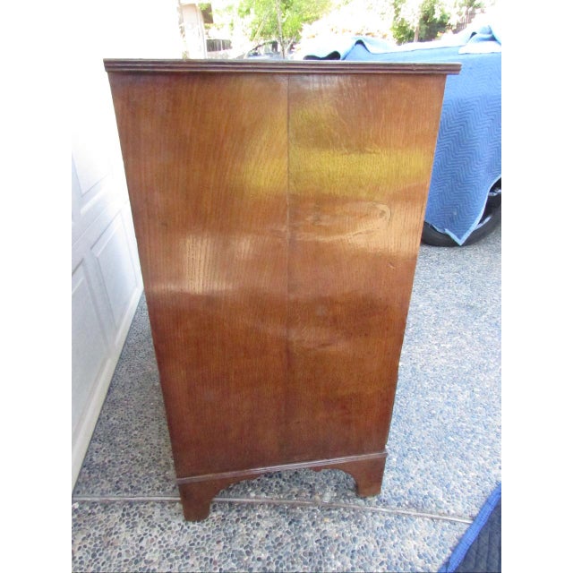 Antique English Oak Chest of Drawers For Sale In San Francisco - Image 6 of 18