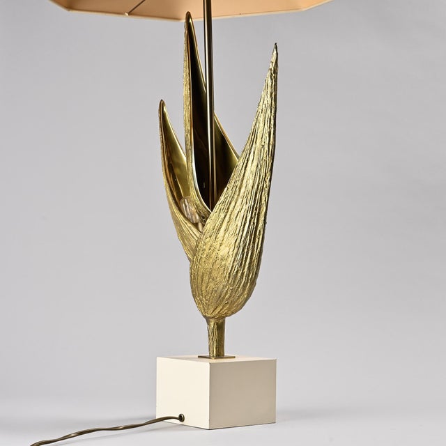 Metal Table Lamp from Maison Charles, France, 1970 For Sale - Image 7 of 13