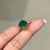 Square Cut 6.06ct Emerald Solitaire Double Prong 18k Yellow Gold Pendant For Sale In New York - Image 6 of 16