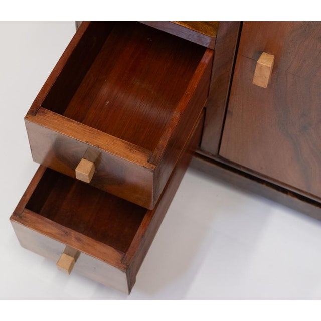 Art Deco Walnut Bedside Cabinets, 1930s, Set of 2 For Sale - Image 12 of 18