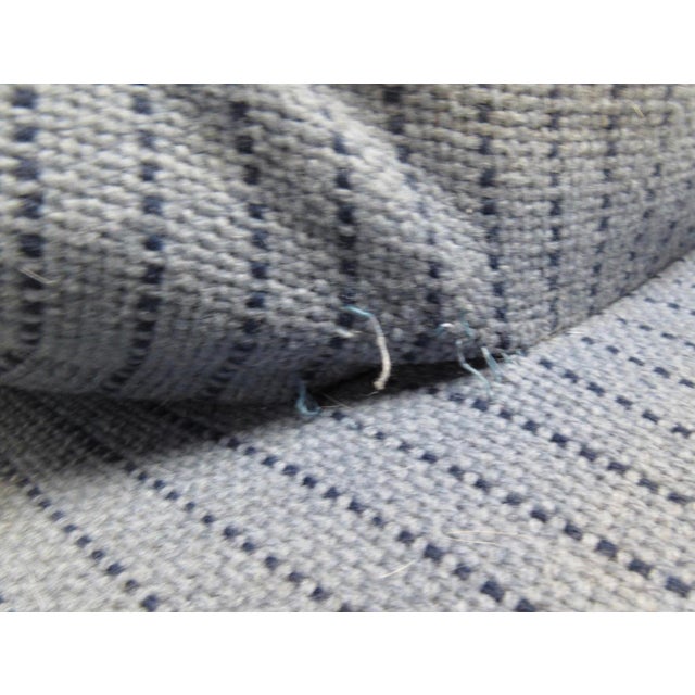 Textile Pair of Mid-Century Flat Bar Chrome Lounge Chairs For Sale - Image 7 of 9