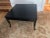 1990s Black and Gold Hollywood Regency Square Coffee Table For Sale - Image 5 of 9