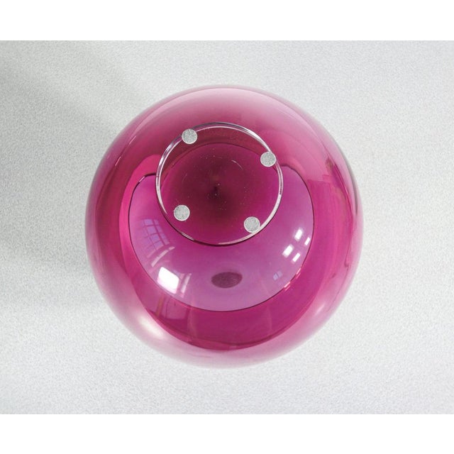 Glass Blown Glass Vase by Paolo Crepax For Sale - Image 7 of 10