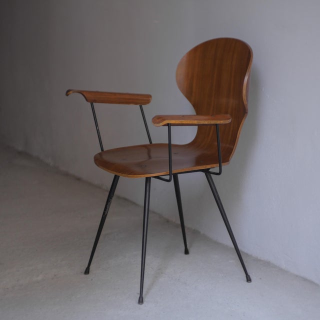 Vintage Armchair by Carlo Ratti, 1950s For Sale - Image 7 of 17