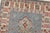 Kazak Rug 2’10” X 5’1” Blue Wool Tribal Hand-Knotted Oriental Carpet For Sale In Philadelphia - Image 6 of 12