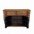 Chinese Distressed Mustard Yellow Red Flower Sideboard Credenza Cabinet For Sale In San Francisco - Image 6 of 9